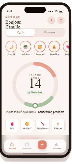 Lilou — écran d’accueil